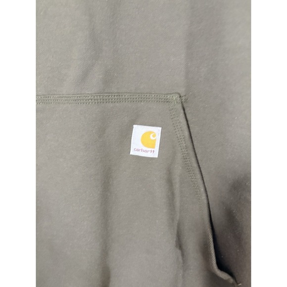 CARHARTT HOODIE MENS 2X TALL LOOSE FIT GREEN - Picture 2 of 6